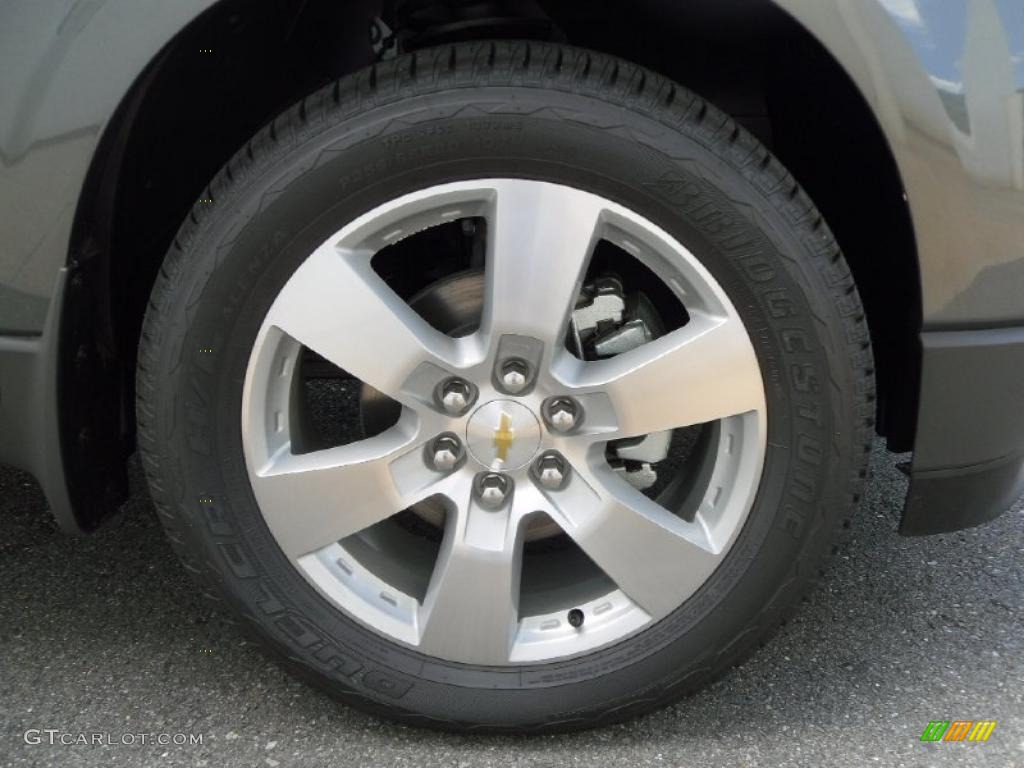 2010 Traverse LT - Cyber Gray Metallic / Dark Gray/Light Gray photo #23