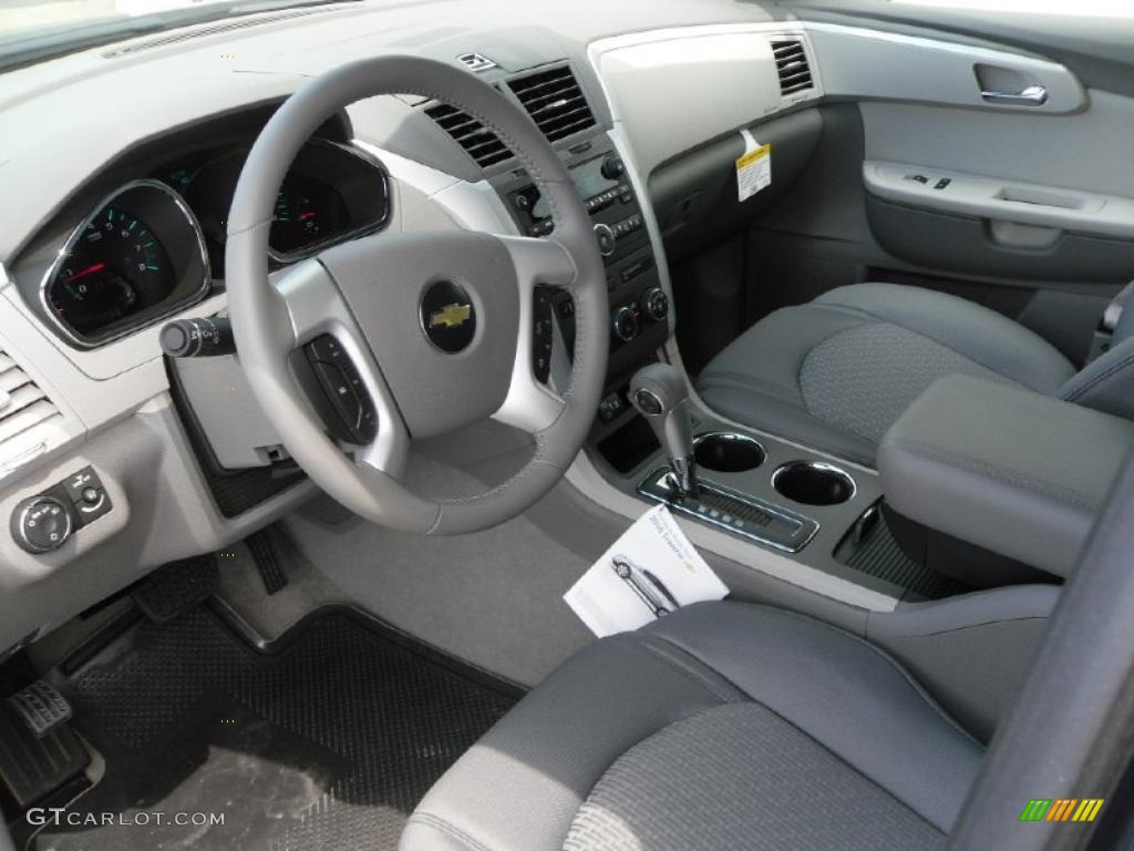 2010 Traverse LT - Cyber Gray Metallic / Dark Gray/Light Gray photo #25