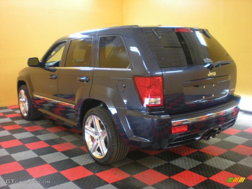 2008 Grand Cherokee SRT8 4x4 - Modern Blue Pearl / Dark Slate Gray photo #4