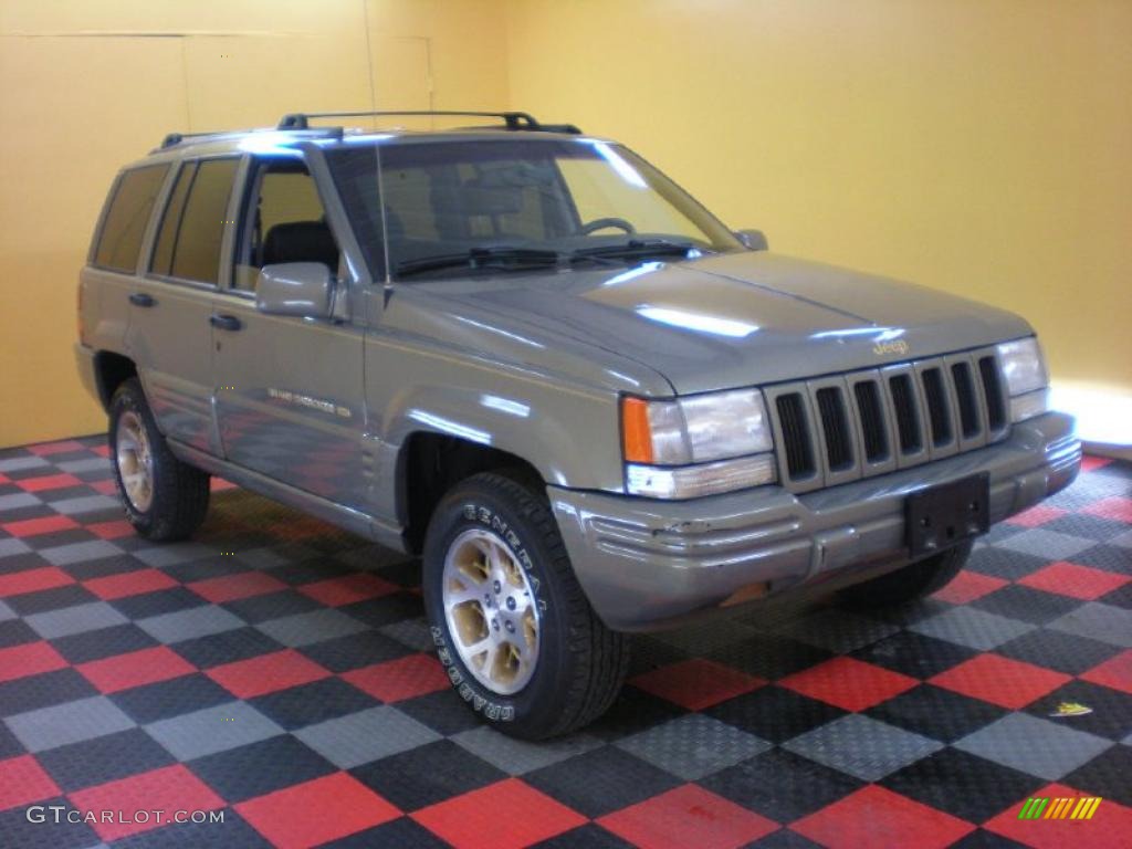 1996 Charcoal Gold Satin Jeep Grand Cherokee Limited 4x4