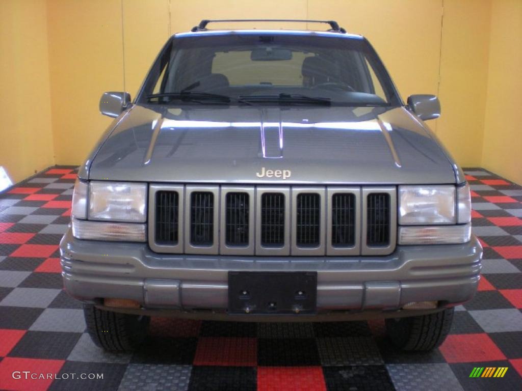 1996 Grand Cherokee Limited 4x4 - Charcoal Gold Satin / Agate photo #2
