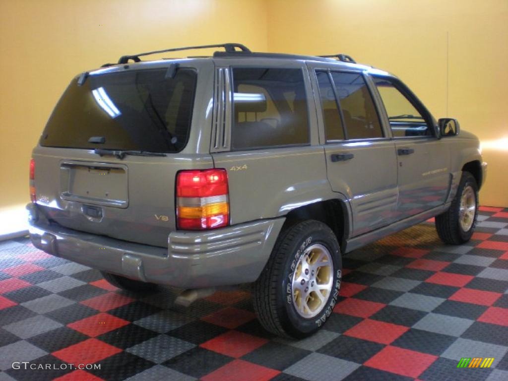 1996 Grand Cherokee Limited 4x4 - Charcoal Gold Satin / Agate photo #6