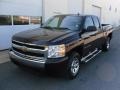 2008 Black Chevrolet Silverado 1500 Work Truck Extended Cab  photo #1