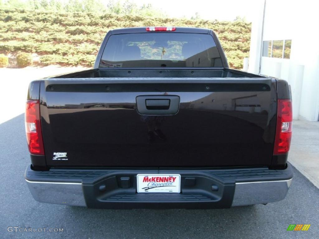 2008 Silverado 1500 Work Truck Extended Cab - Black / Dark Titanium photo #3