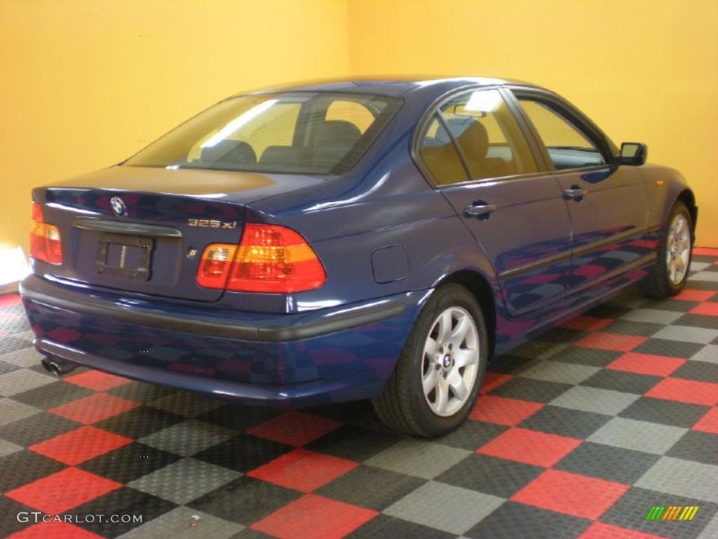 2003 3 Series 325xi Sedan - Mystic Blue Metallic / Black photo #6