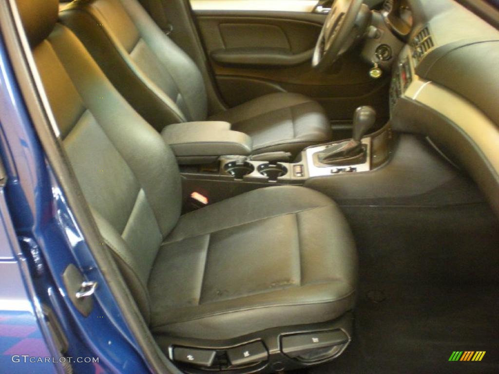 2003 3 Series 325xi Sedan - Mystic Blue Metallic / Black photo #15