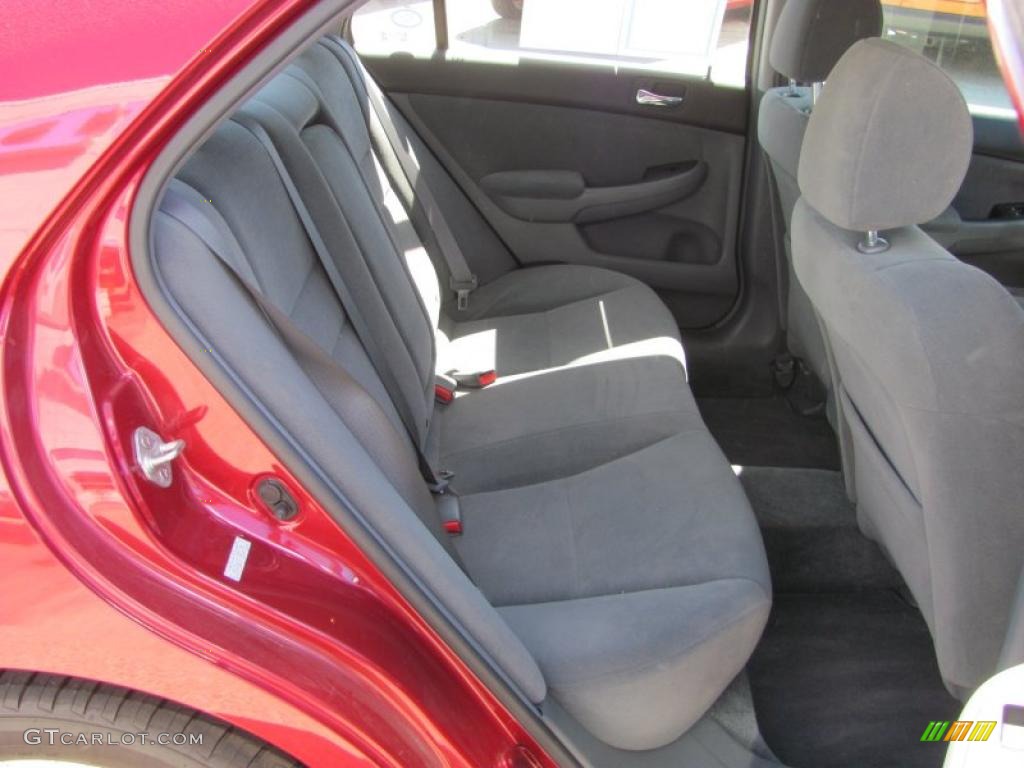 2007 Accord SE V6 Sedan - Moroccan Red Pearl / Gray photo #13