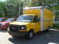 Yellow 2006 GMC Savana Cutaway 3500 Commercial Moving Truck