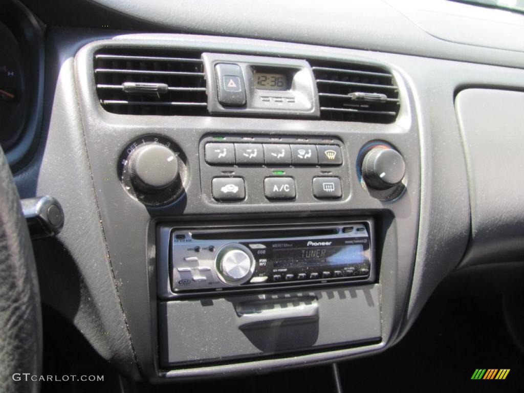 1999 Accord LX Coupe - Flamenco Black Pearl / Charcoal photo #15