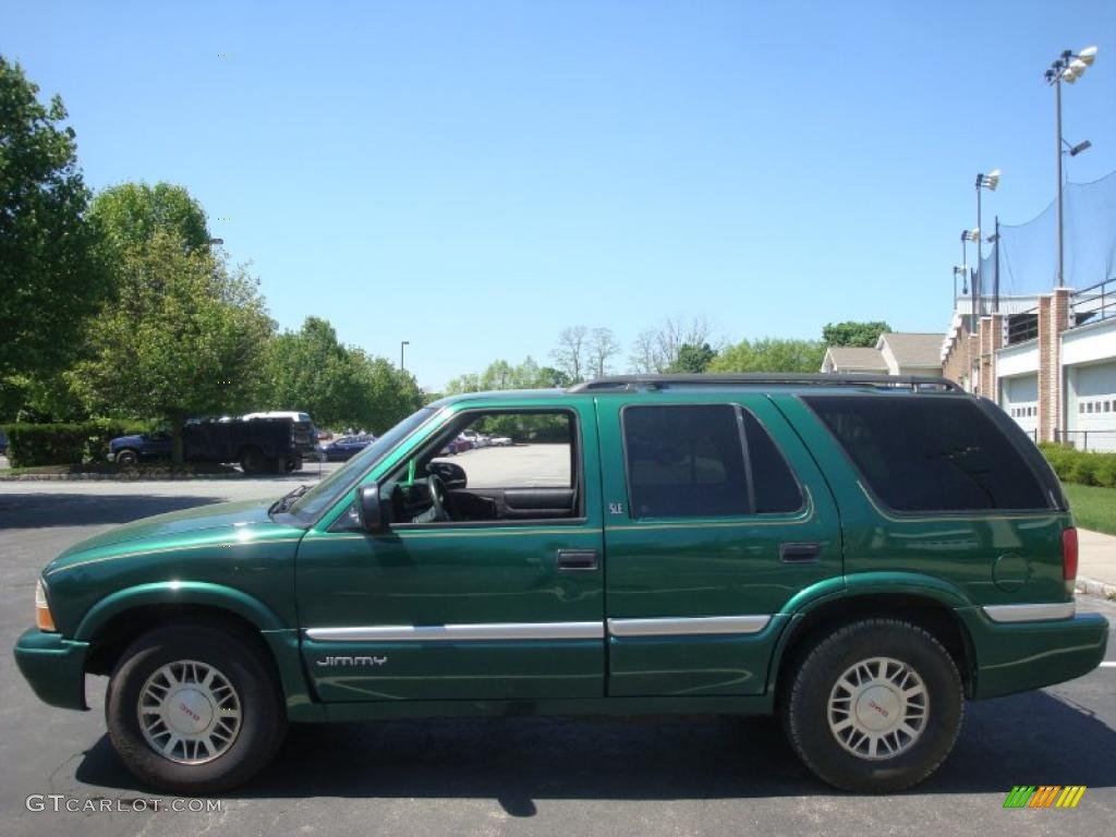 1999 Jimmy SL 4x4 - Meadow Green Metallic / Graphite photo #3