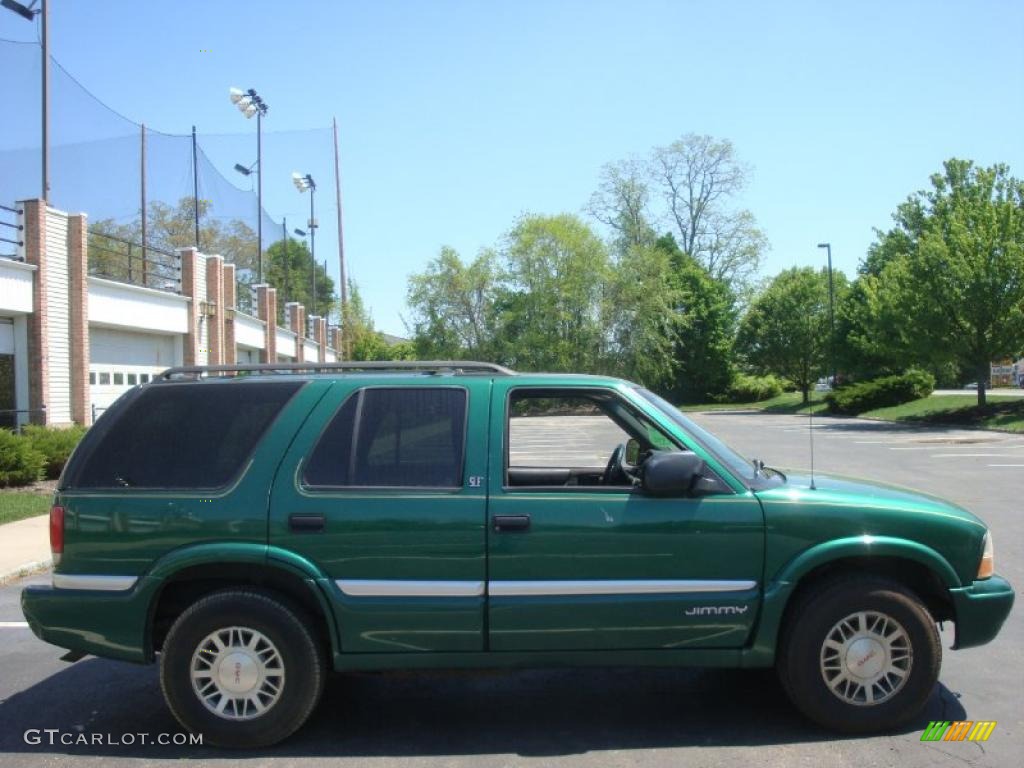 1999 Jimmy SL 4x4 - Meadow Green Metallic / Graphite photo #7