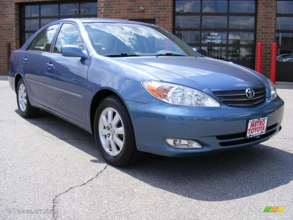 2003 Camry XLE - Catalina Blue Metallic / Stone photo #1