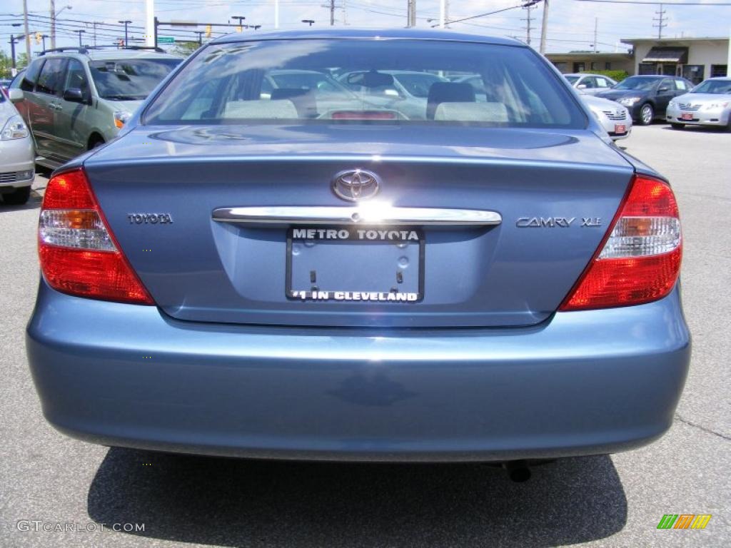 2003 Camry XLE - Catalina Blue Metallic / Stone photo #4