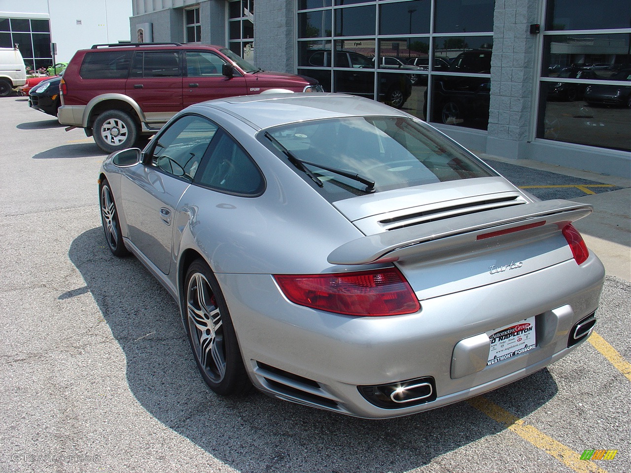 2008 911 Turbo Coupe - GT Silver Metallic / Natural Grey photo #7