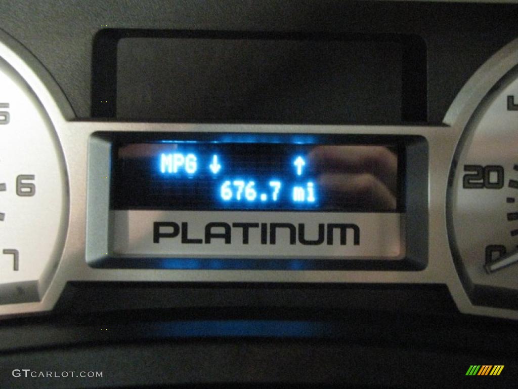 2010 F150 Platinum SuperCrew 4x4 - Tuxedo Black / Sienna Brown Leather/Black photo #18