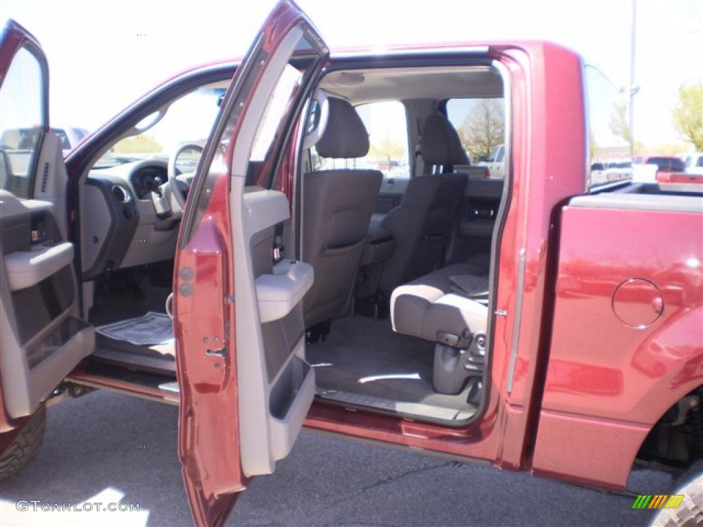 2004 F150 XLT SuperCrew 4x4 - Dark Toreador Red Metallic / Dark Flint photo #9