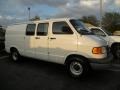 White 1998 Dodge Ram Van 1500 Commercial