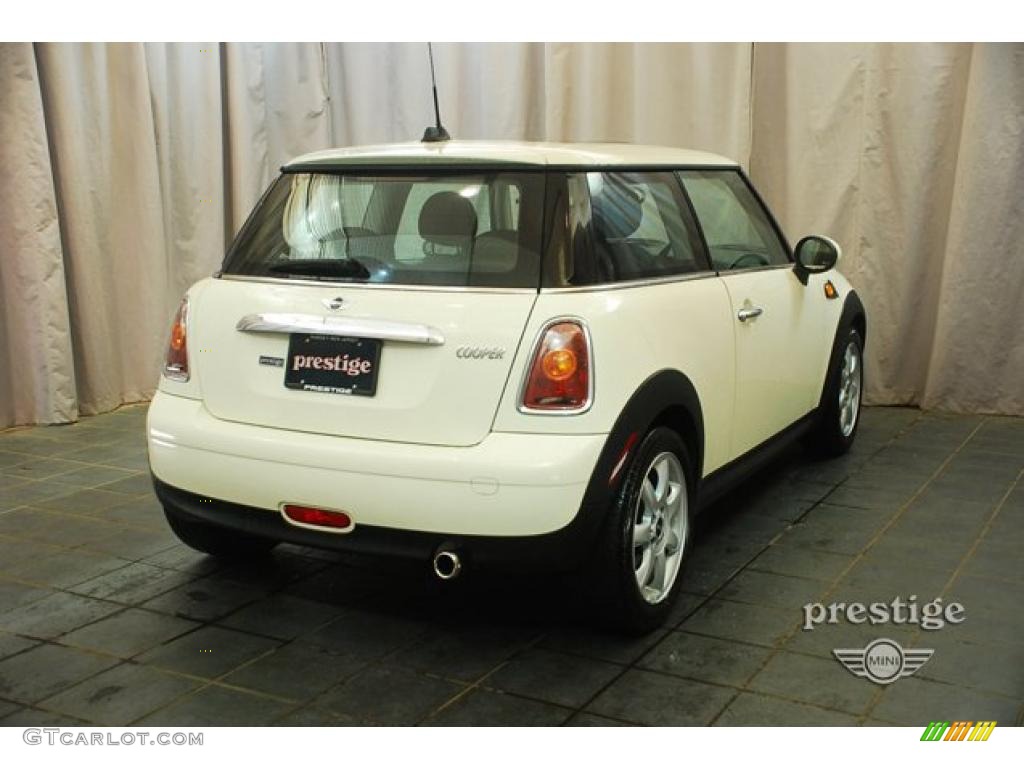 2008 Cooper Hardtop - Pepper White / Panther Black photo #2