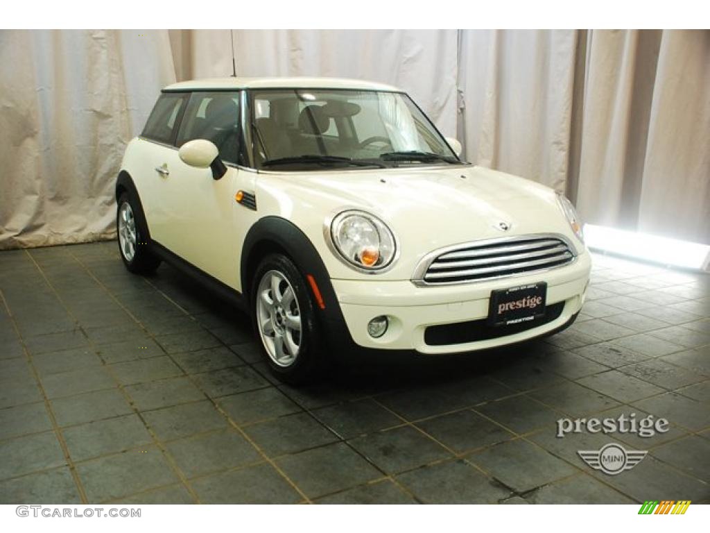 2008 Cooper Hardtop - Pepper White / Panther Black photo #7