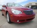 Inferno Red Crystal Pearl 2010 Chrysler Sebring Limited Convertible