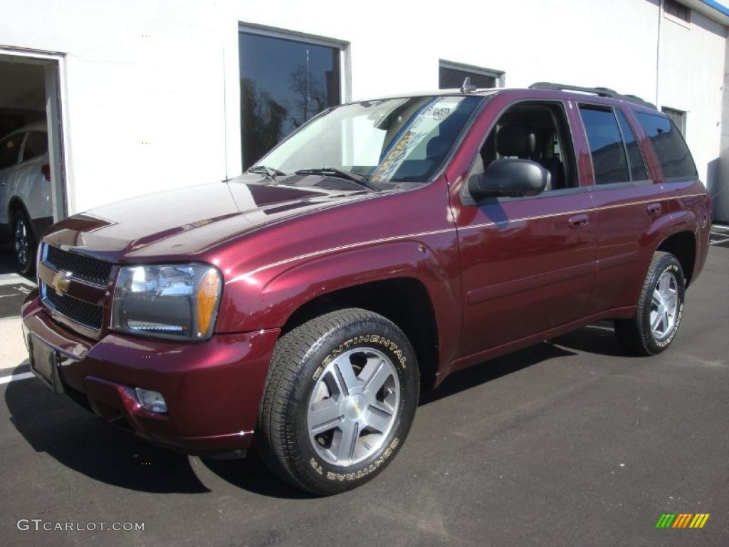 2007 TrailBlazer LT 4x4 - Bordeaux Red Metallic / Ebony photo #1