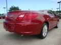 2010 Inferno Red Crystal Pearl Chrysler Sebring Limited Convertible  photo #3