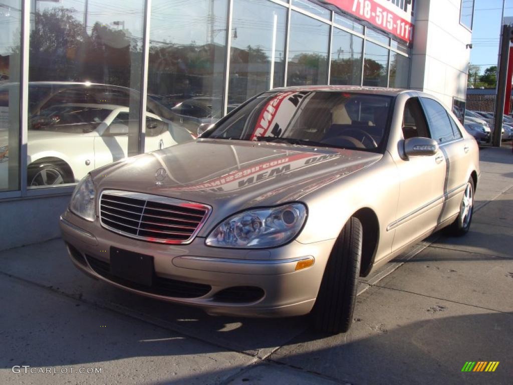 2004 S 430 Sedan - Desert Silver Metallic / Java photo #3