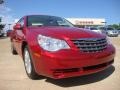 2010 Inferno Red Crystal Pearl Chrysler Sebring Limited Sedan  photo #1