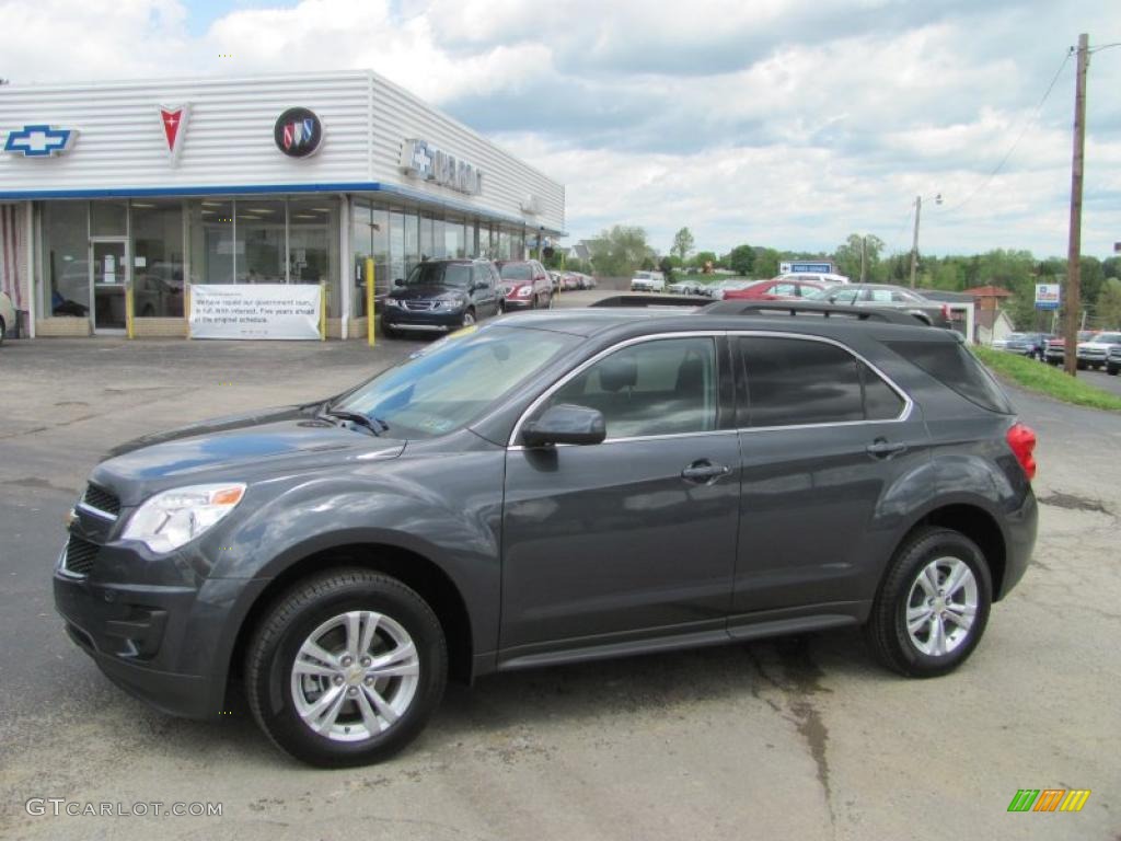 2010 Equinox LT - Cyber Gray Metallic / Jet Black/Light Titanium photo #1