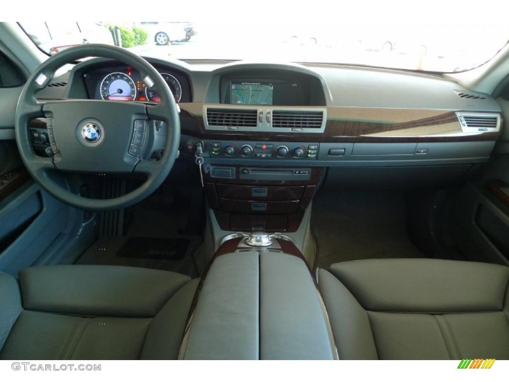 2003 7 Series 745Li Sedan - Jet Black / Basalt Grey/Flannel Grey photo #7