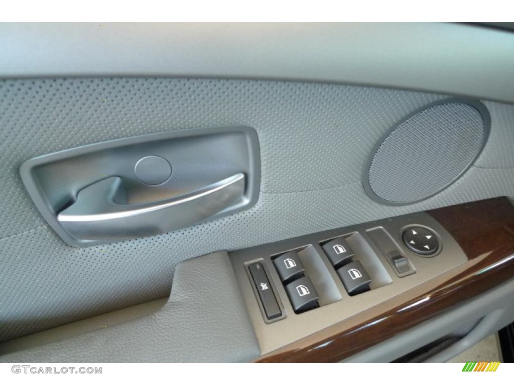 2003 7 Series 745Li Sedan - Jet Black / Basalt Grey/Flannel Grey photo #23