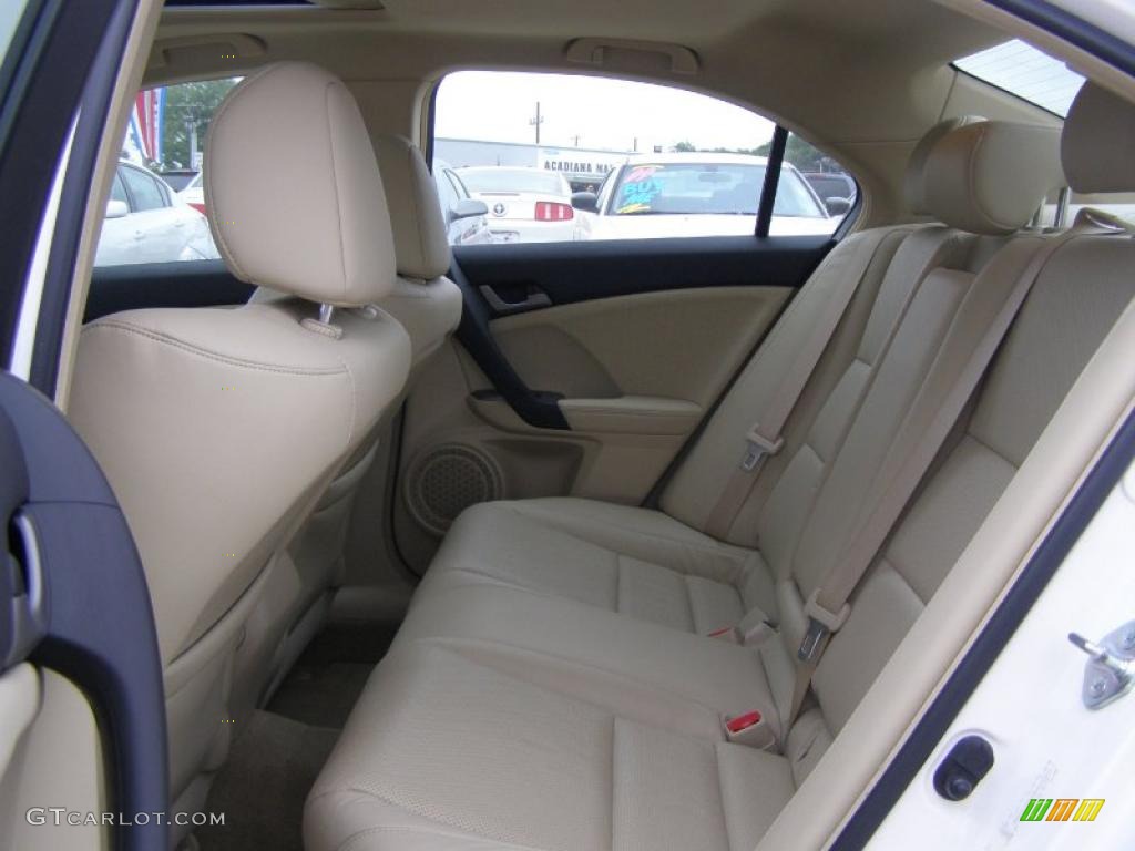 2009 TSX Sedan - Premium White Pearl / Parchment photo #10