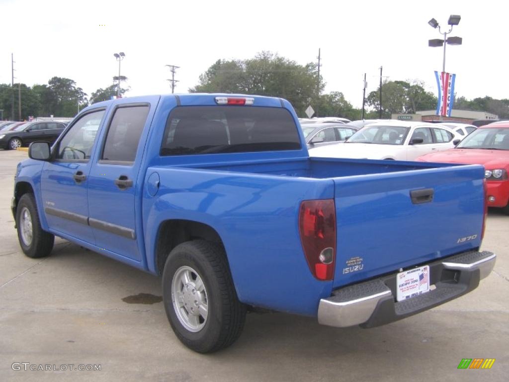 2007 i-Series Truck i-370 LS Crew Cab - Pacific Blue / Ebony photo #3