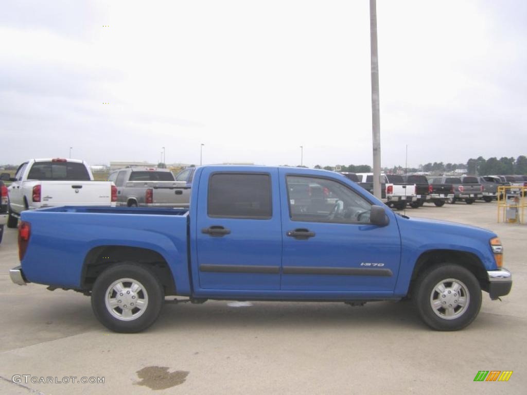 2007 i-Series Truck i-370 LS Crew Cab - Pacific Blue / Ebony photo #6