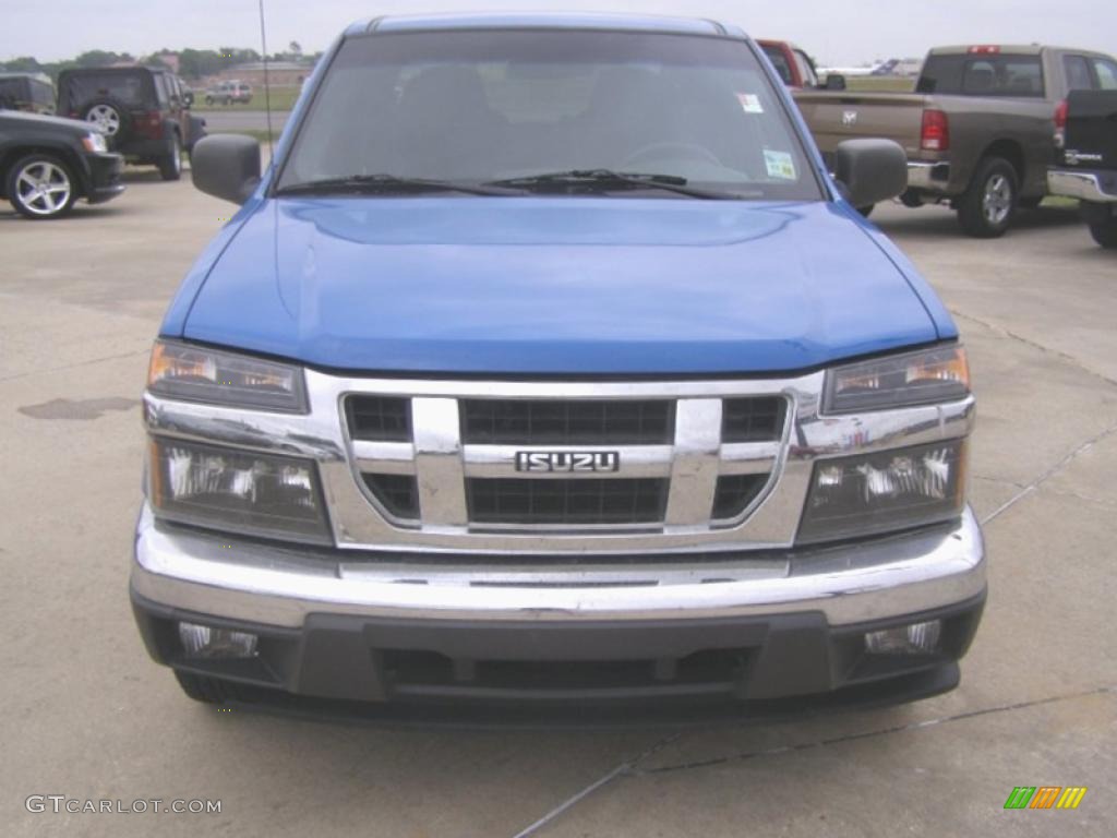 2007 i-Series Truck i-370 LS Crew Cab - Pacific Blue / Ebony photo #8