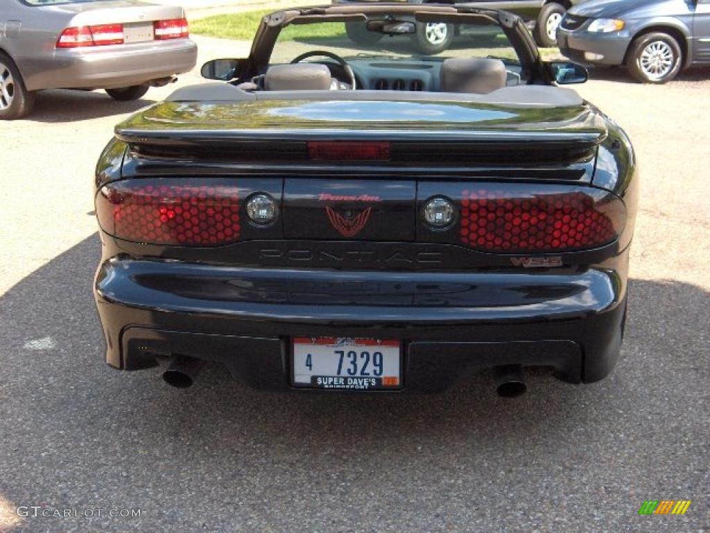 1998 Firebird Trans Am Convertible - Black / Dark Pewter photo #7