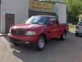 2003 Bright Red Ford F150 XLT Sport SuperCab 4x4  photo #4