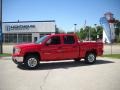 2010 Fire Red GMC Sierra 1500 SL Crew Cab 4x4  photo #2