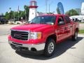 2010 Fire Red GMC Sierra 1500 SL Crew Cab 4x4  photo #3