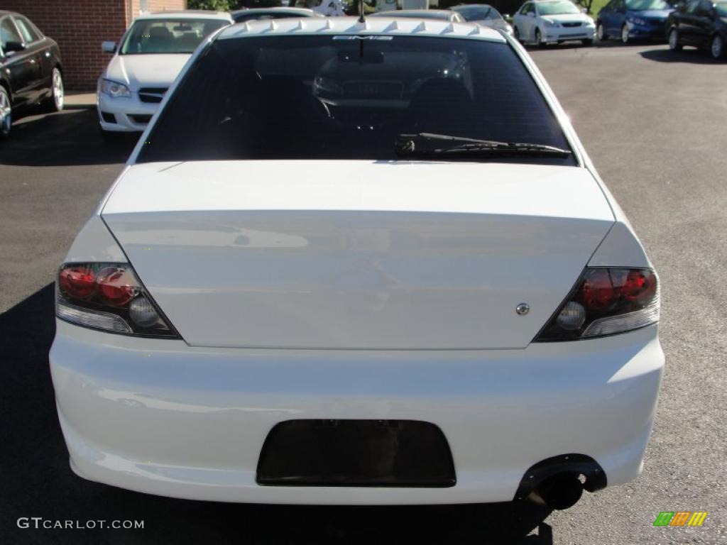 2006 Lancer Evolution IX MR - Wicked White / Black Alcantara photo #5