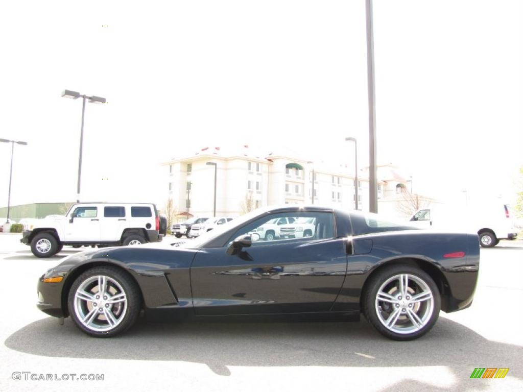 2010 Corvette Coupe - Black / Ebony Black photo #1