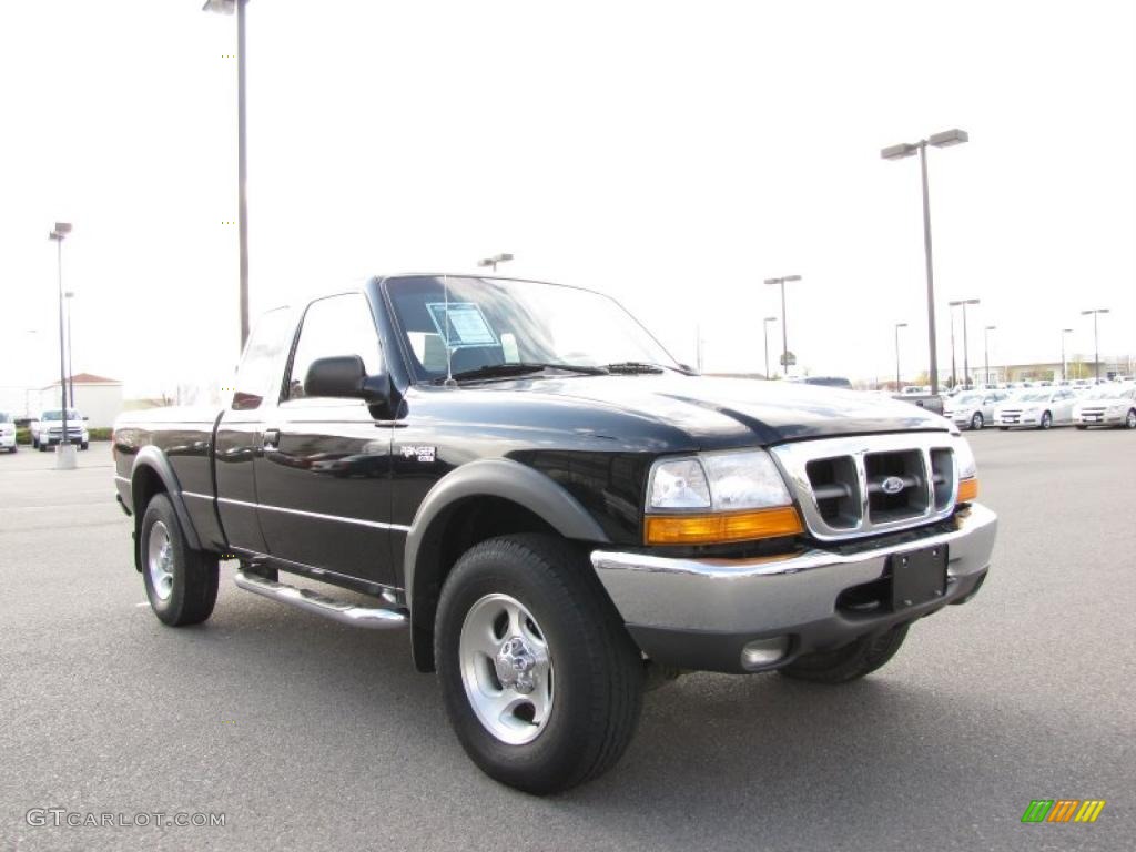 2000 Ranger XLT SuperCab 4x4 - Black / Medium Graphite photo #8