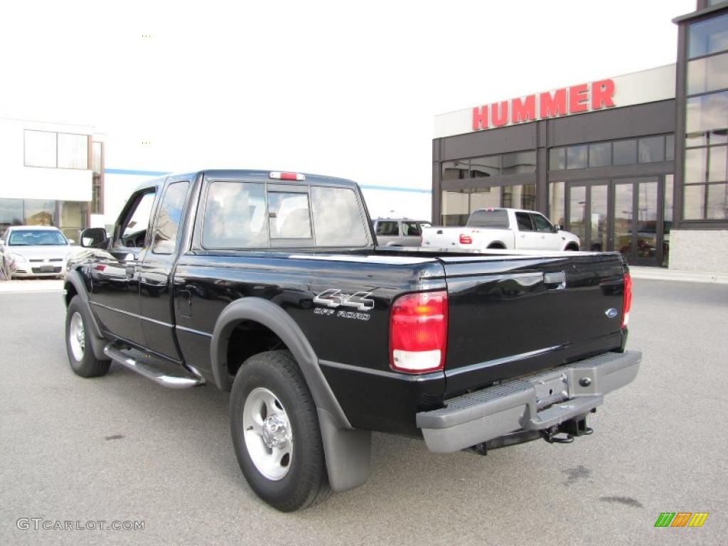 2000 Ranger XLT SuperCab 4x4 - Black / Medium Graphite photo #10