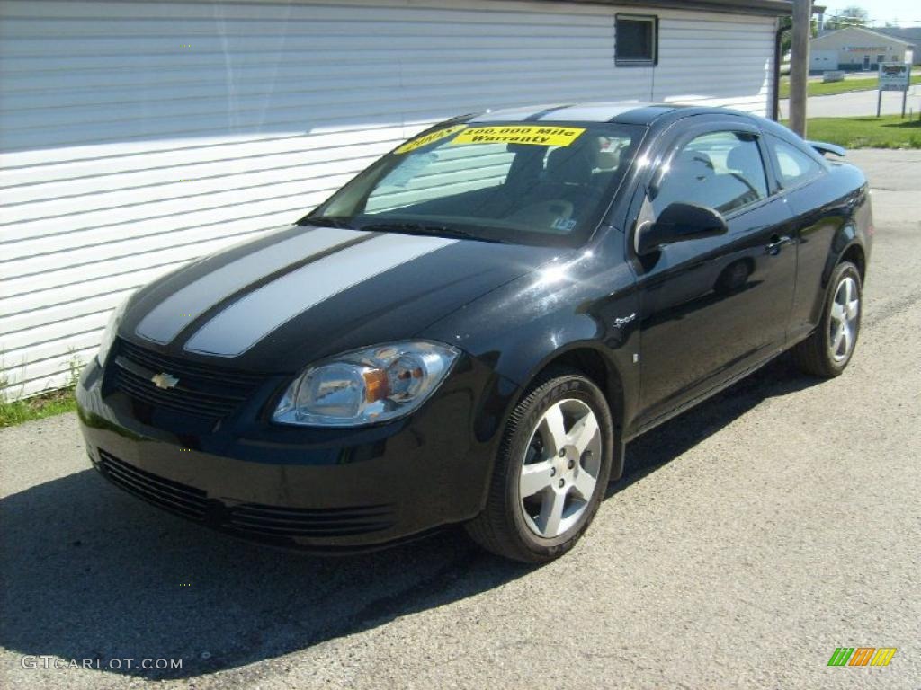 2008 Cobalt Special Edition Coupe - Black / Gray photo #1