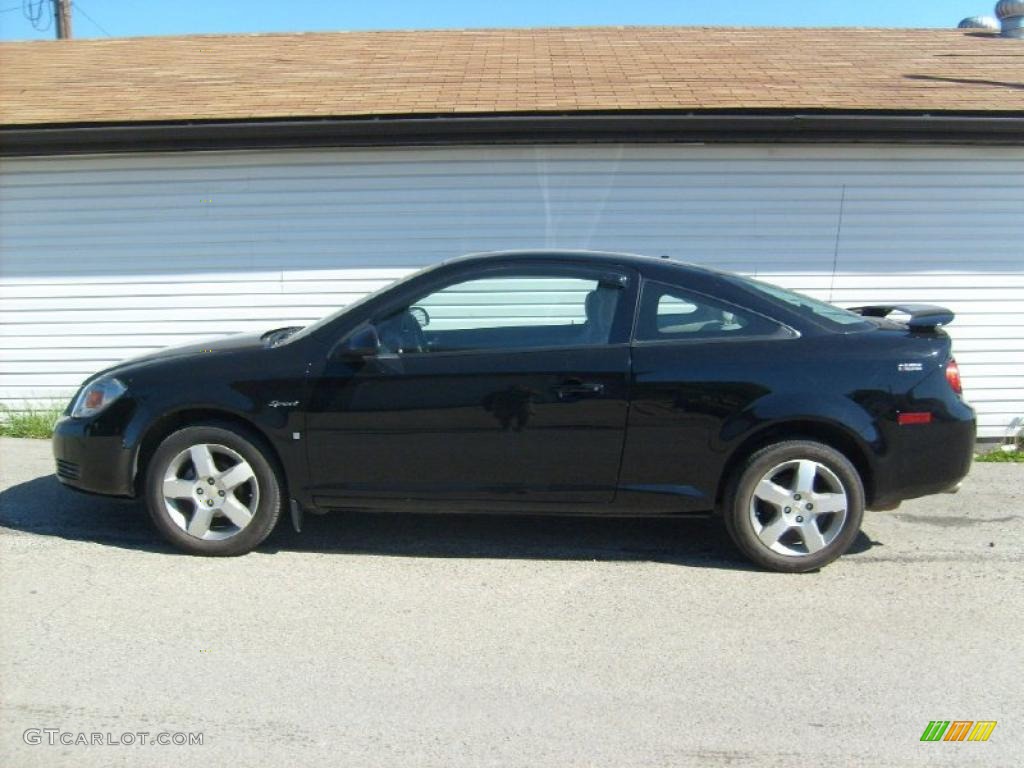 2008 Cobalt Special Edition Coupe - Black / Gray photo #2