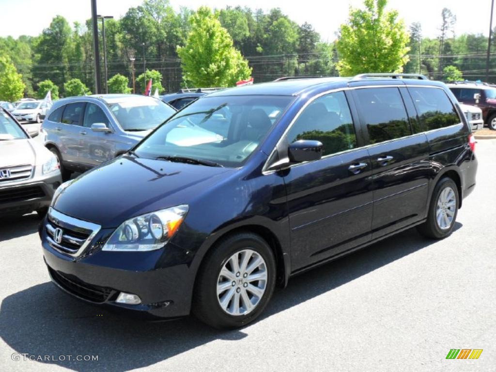 2007 Odyssey Touring - Midnight Blue Pearl / Gray photo #1