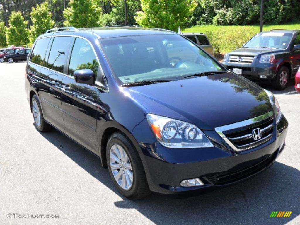 2007 Odyssey Touring - Midnight Blue Pearl / Gray photo #5