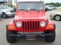 2006 Flame Red Jeep Wrangler X 4x4  photo #9