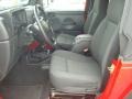 2006 Flame Red Jeep Wrangler X 4x4  photo #10