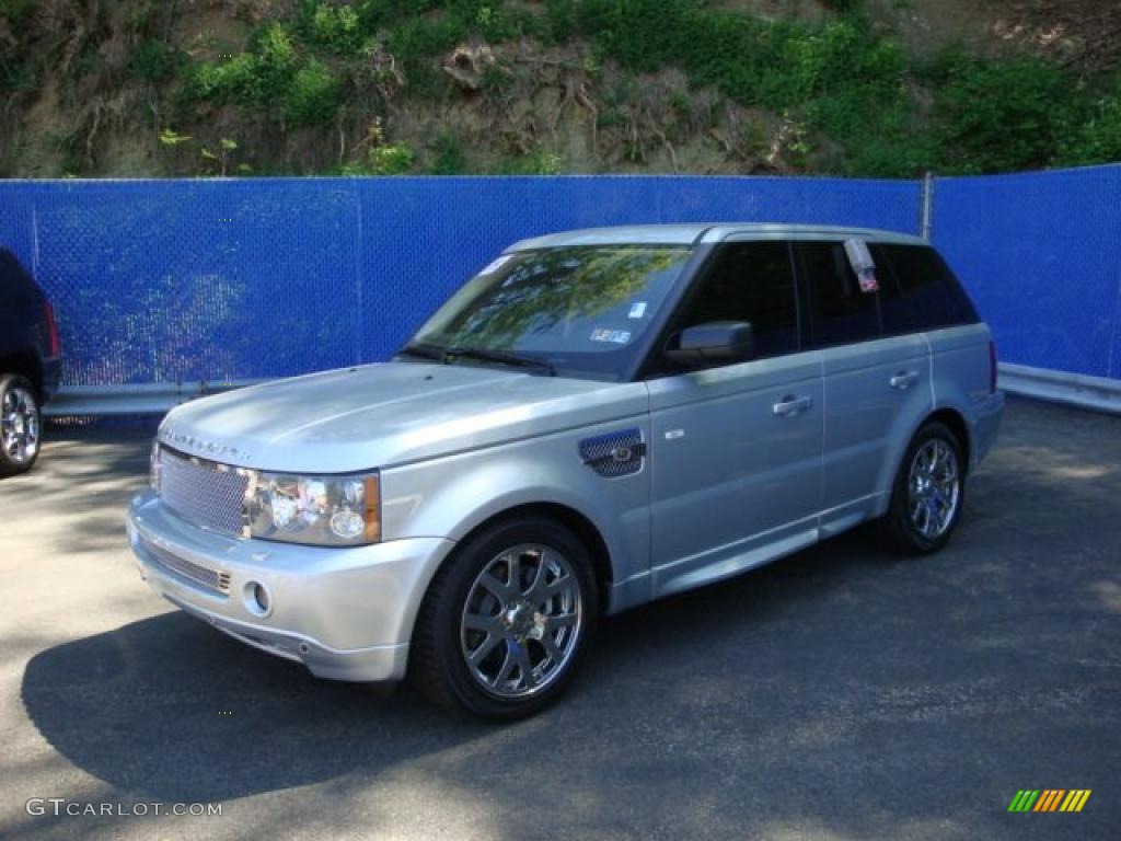 2009 Range Rover Sport HSE - Zermatt Silver / Ebony/Ebony photo #1